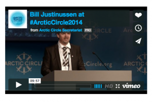 Bill Justinussen præsenteret VNR under Arctic Circle
